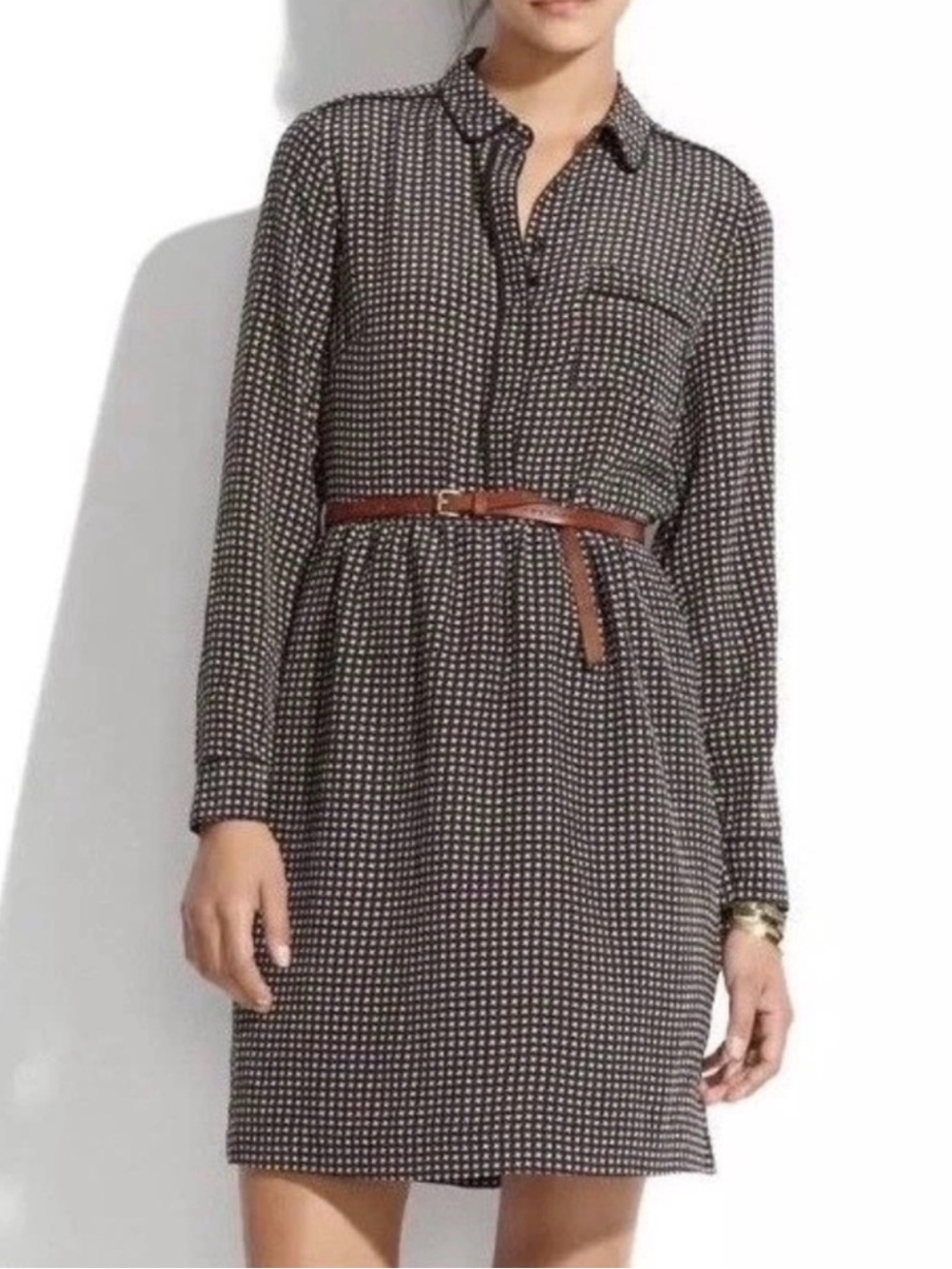 Madewell 100% Silk Cinema Dress Size 10